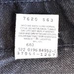 Levi's Vintage Levi’s Orange Tab 90s 954 High Waisted Cuffed Hem Denim Shorts in Black Photo 8