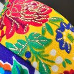 Gottex Sak’s Fifth Avenue Floral Corset Underwire Couture Designer Swimsuit Blue Size 8 Photo 5