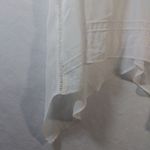 Gazelle White Embroidered Asymmetrical Tank Top Sheer Size M Size M Photo 5