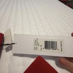 Parker Red Boomerang Knit Bodycon Cold Shoulder Dress Sz S Small $298 Poinsettia Photo 8