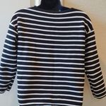 Seed Heritage Jumper Womens Small Black White Sweater Pullover Striped Ladies Photo 2