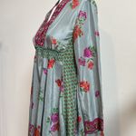 Johnny Was  Rare 100% silk dress XS. Contrasting embroidery and silk desi… Photo 2