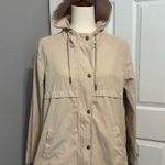 LA Hearts Tan Hooded Zip-up Coat Size L Photo 1