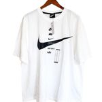 Nike NWT SWOOSH JUST DO IT RELAXT FIT T SHIRT WHITE XL Photo 5