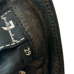 7 For All Mankind Metallic Twill Ankle Skinny Jeans Gunmetal Size 29 party Photo 1