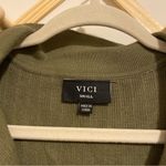 VICI Olive Green Knit Sweater Midi Dress size Small Photo 4