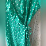 Pour Moi NWT Polka Dot Frill Flounced Ruffle Trim Textured Wrap Beach Dress 12 Photo 4