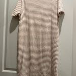 Buffalo David Bitton Women’s Pink Stripped Short Sleeve Dress Photo 1