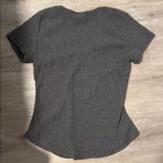 Rue 21 Gray Fitted Short Sleeve Tee Photo 1