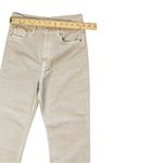 ZARA  Light Gray Straight Leg Jeans High-Waisted Photo 4