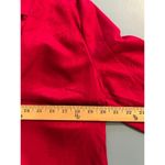 Chico's Chico’s Red Button-Up Dress Shirt Size 1 US 8 - 10 Holiday Career Professional Photo 5