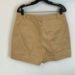 Brooks Brothers  High Waisted Cotton Shorts Tan Photo 5