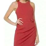 Teeze Me NWT Sleeveless Modest Asymmetrical Drape Skirt Career  dress Photo 0