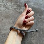 Handmade Paracord Bracelet NEW Unisex Maroon Silver Black  USA Photo 4