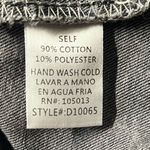 Savanna Jane Black Washed Denim Button Front Tiered Shirt Dress Size M Size M Photo 7