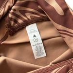 Balance Athletica Womens M Storm Rider Biker Shorts Brown Swirl Cloud Fitted NWT Photo 2