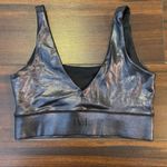 NWOT IVL Collective Black Foil Power Sports Bra Size 10 Photo 4