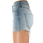 Hollister  Blue High Rise Super Skinny Distressed Cutoff Denim Jeans Shorts Sz 25 Photo 1