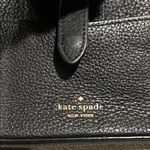 Kate Spade  2 Black Pebbled Leather Clutch and Black Pebbled Wristlet w COA’s Photo 11