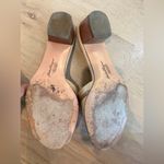 Salvatore Ferragamo  Luisa 3cm sand pebble calf sandal luxury leather heels sz 6 Photo 5