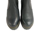 Dr. Martens Rometty Chelsea Heeled Boots Women Sz 7 Black Leather Pull On Shoes Photo 5