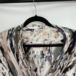 Heyne Bogut Women's Multicolor Abstract Print Sleeveless Long Maxi Dress Small Gray Photo 4