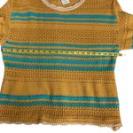 POL Anthropologie Womens Size S Blueberry Dream Very Oversized Striped Sweater Photo 4