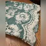 Hayden Los Angeles NWT green embroidered square neck babydoll dress tie back XL Photo 8