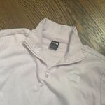 The North Face lavender light purple quarter zip sweatshirt pullover sweater Photo 4