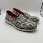 Cole Haan  Zerogrand Black White Snakeskin Penny Loafer Women's Sz 8 B Photo 2