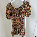 Billabong  Be Mine Babydoll Floral Mini Dress Size Small Photo 2