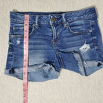 American Eagle American‎ Eagle Cut Off Shorts Womens Super Stretch Distressed. Size: 4 Photo 3