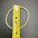 Women’s vintage dainty set of 2 white/pink faux pearl beaded bracelets‎ one size White Photo 4