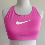 Nike  Victory Shape 2.0 Sports Bra Womens Size Large Pink White Padded Support Photo 0