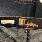 Kut From The Kloth Dark Denim Contrast Stitch Nicole High Rise Bootcut size 4 Photo 9