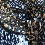 INC  Blue Rhinestone halter top Photo 5