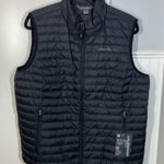 Eddie Bauer NWT  Women's Black Quilted down Vest packable size xl 650 FP down new Photo 0