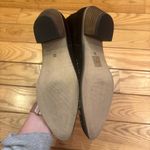 Nordstrom Diba Black Suede Embroidered Floral Boho Ankle Booties Size 7.5 Photo 4