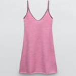 ZARA Wool Alpaca Beaded Strappy Dress Size M Photo 2