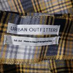 Urban Outfitters Y2K  Skirt Size Medium Yellow Plaid Academia School Girl Mini Photo 2