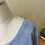 Chaser Women's Love Tennis Linen Blend Jersey Flousy 3/4 Angle Tee Blue Size S Photo 9