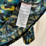 Chico's  Size 3 Velvet Puff Sleeve Blouse Bright Multicolor Animal Print Chico XL Photo 4