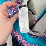 La Blanca  Womens 22 Blue Purple Geometric One Piece Swim Suit Dress Photo 5