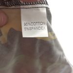 Dinosaur Print Dress Black Cotton Blend Square Neck Short Sleeve Casual Large Photo 5