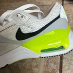 Nike  Air Max White and Neon Sneakers Photo 8