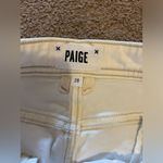 Paige  Sarah Slim White Jeans Size 28 Photo 7