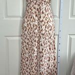 Aerie  front slit Animal Print Boho Maxi Summer Dress Photo 2