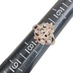 Vintage Cursive Letter L Tested 14k 14KT Yellow Gold Nugget Ring Sz 7 Photo 9