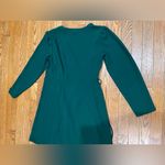 Topshop  Dark Green Long Sleeve Dress Photo 13