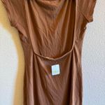 Free People  Rosalia Essential Mini Dress Cigar Size Small NWT MSRP $60 Photo 3